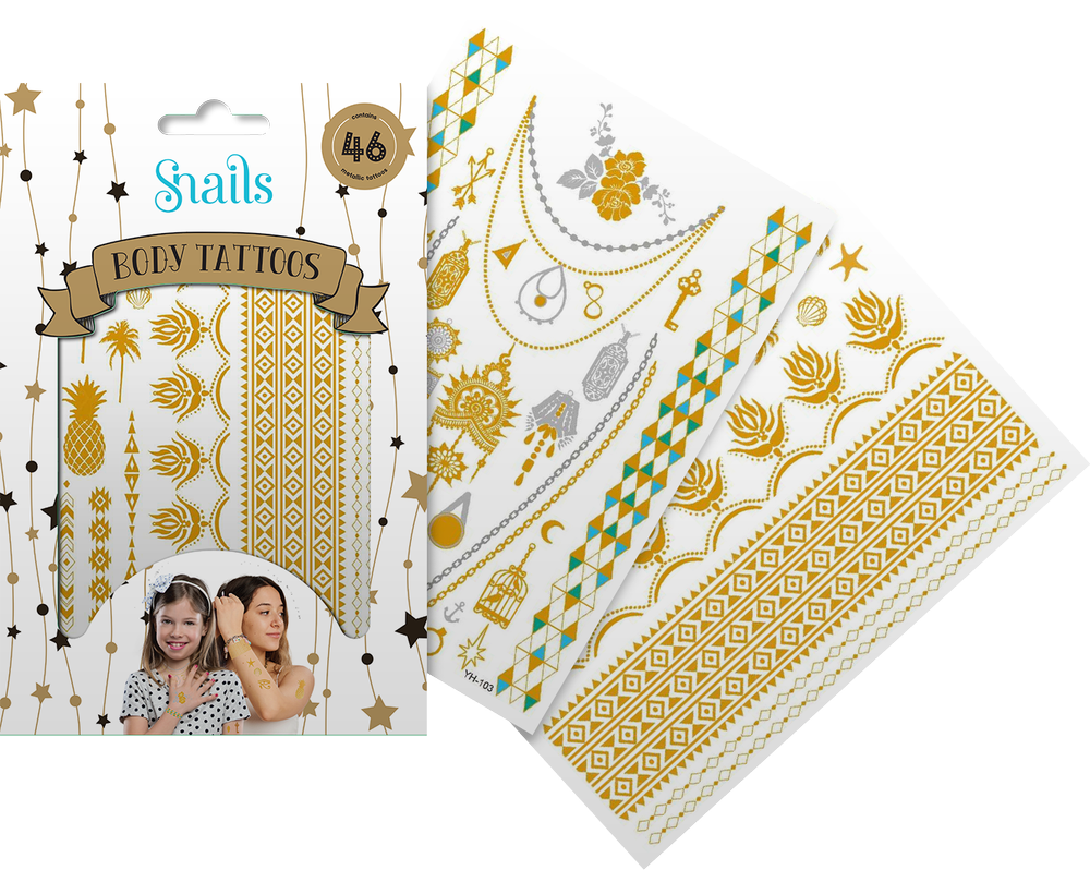 Snails kūno tatuiruotė, Metalika N