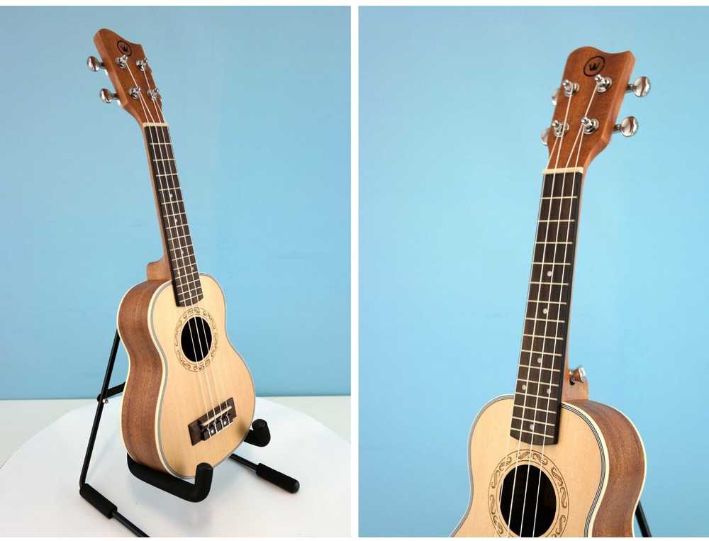 Soprano ukulelė Condorwood (eglės medienos)