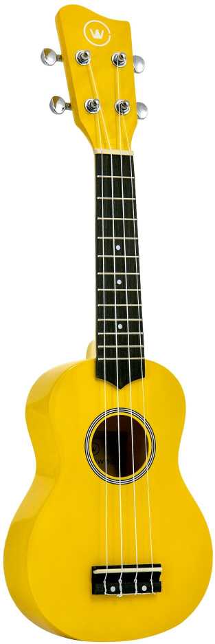 Soprano ukulelė Condorwood, geltona