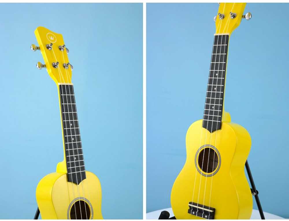 Soprano ukulelė Condorwood, geltona