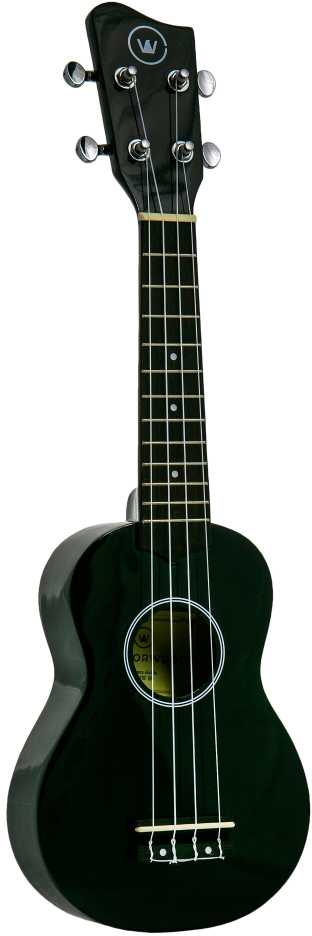 Soprano ukulelė Condorwood, juoda