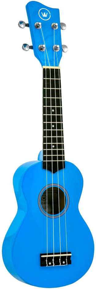 Soprano ukulelė Condorwood, mėlyna