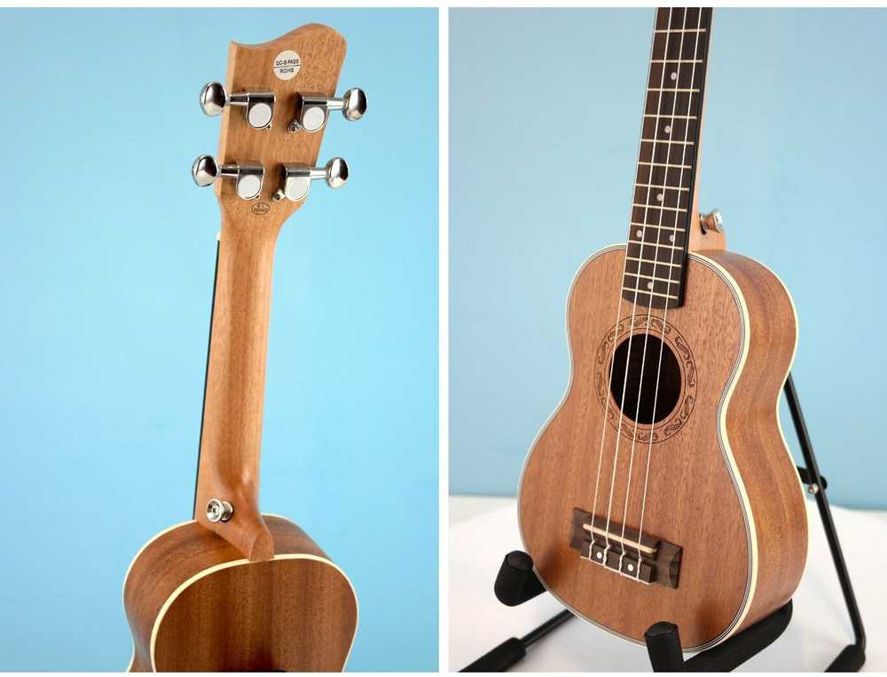 Soprano ukulelė Condorwood (sapele medienos)