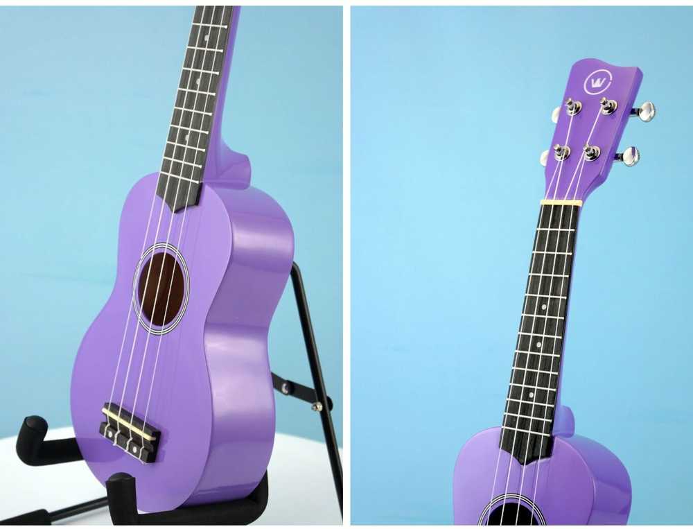 Soprano ukulelė Condorwood, violetinė