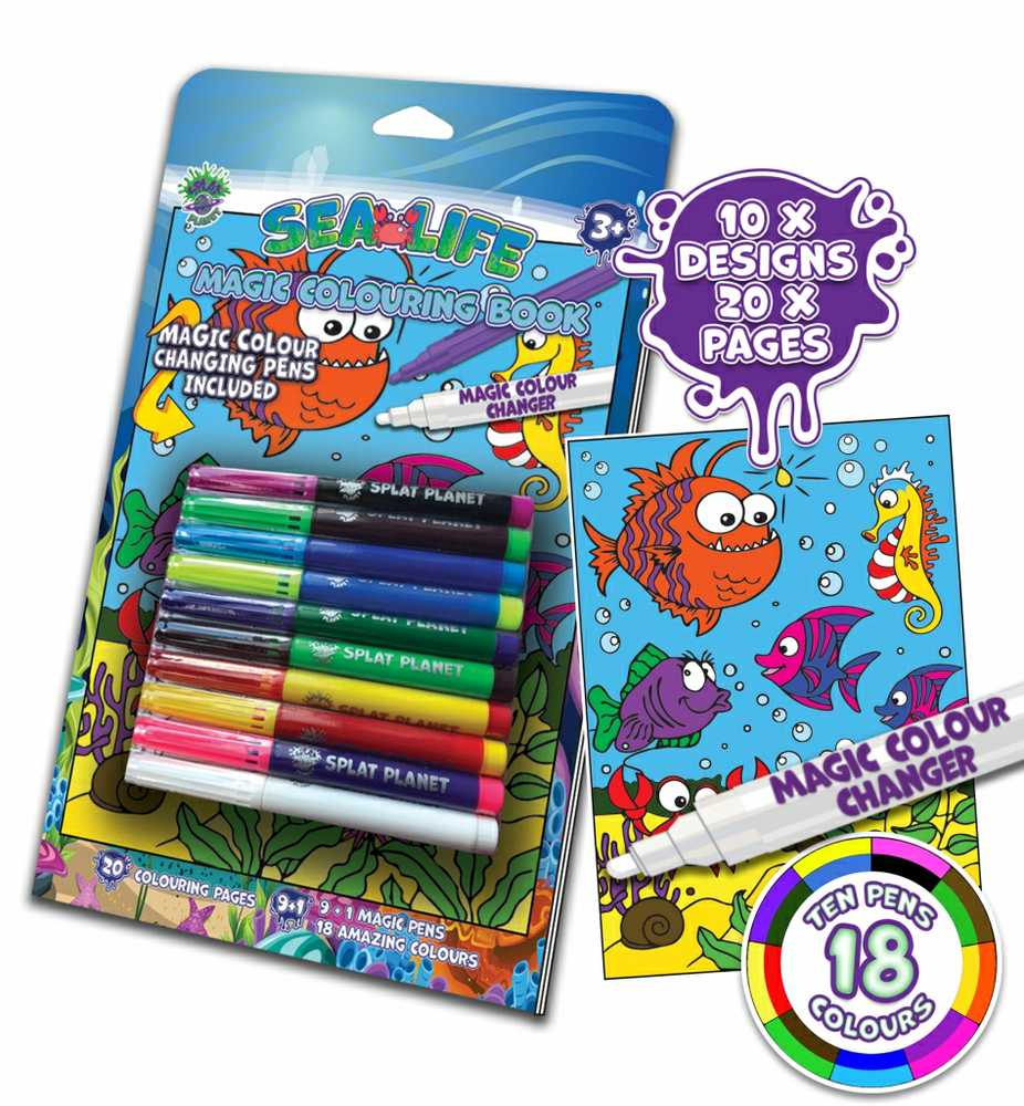 T-shirt de football Splat Planet, coloriage magique avec 10 feutres lavables non toxiques - Coloriez votre t-shirt, lavez et recolorez (BE, Âge, 9 ans, 11 ans, Taille normale, Blanc