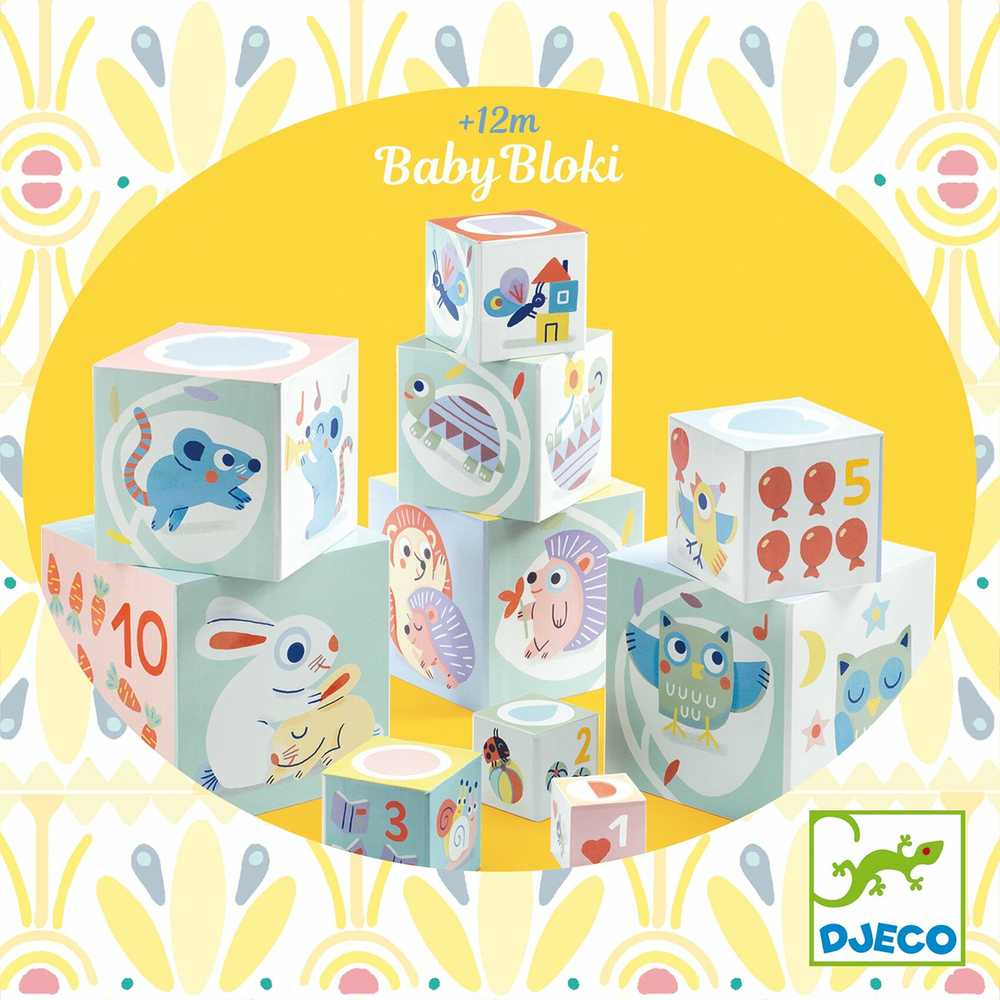DJECO Piramindė iš blokelių BabyBloki, DJ06103 ( DJ06103 )