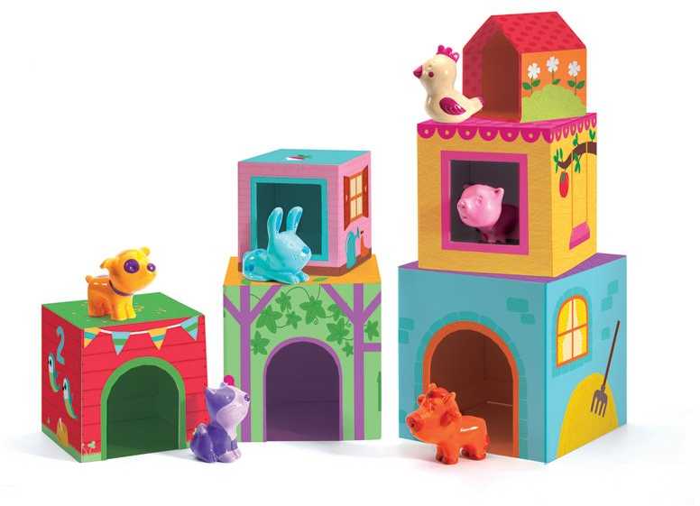 DJECO kaladėlių rinkinys Topanimo ūkis, DJ09108 ( DJ09108 )
