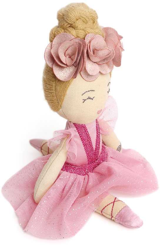 Svoora medžiaginė lėlė balerina, 20 cm