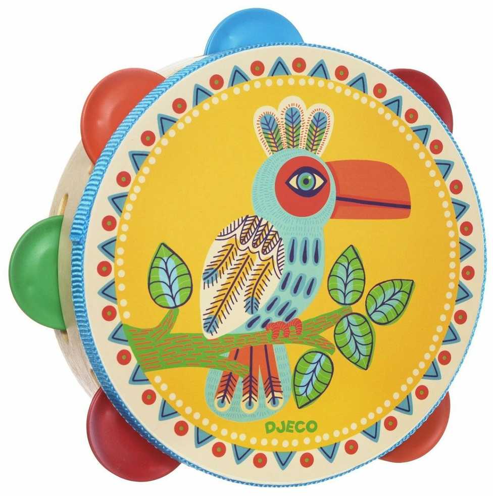 Djeco Animambo Muzikinis instrumentas - Tambūrinas ( DJ06005 )