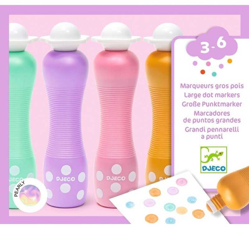 Djeco Taškeliniai markeriai - Perlamutrinė (4 vnt.)