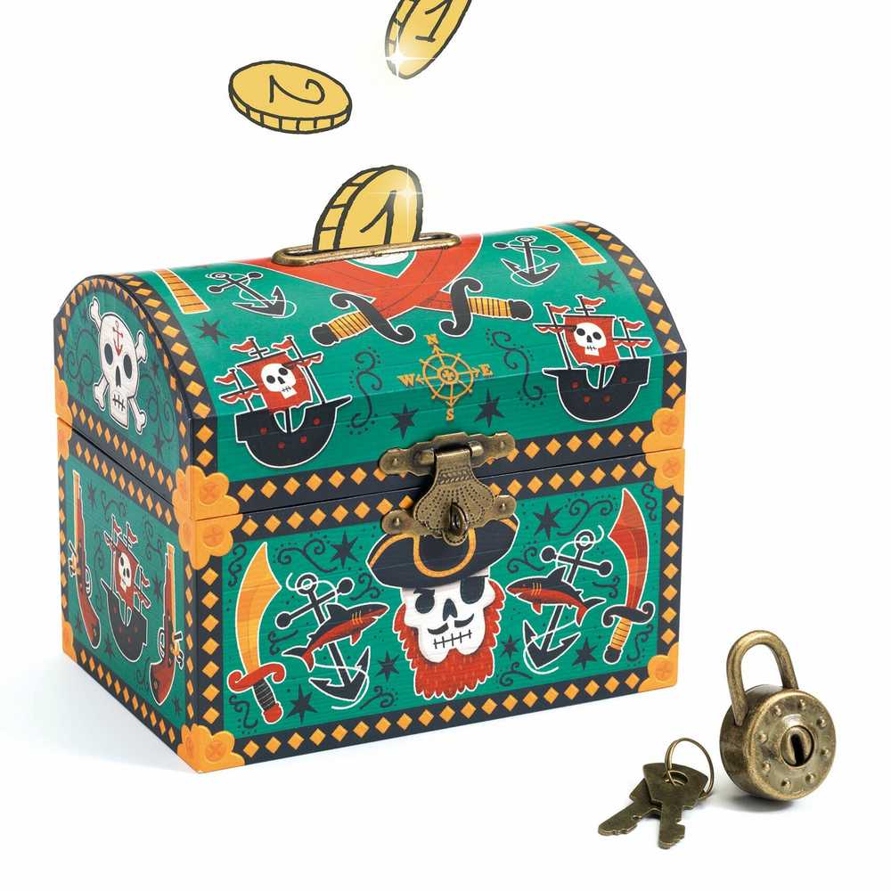 Djeco Pinigų dėžutė Piratas