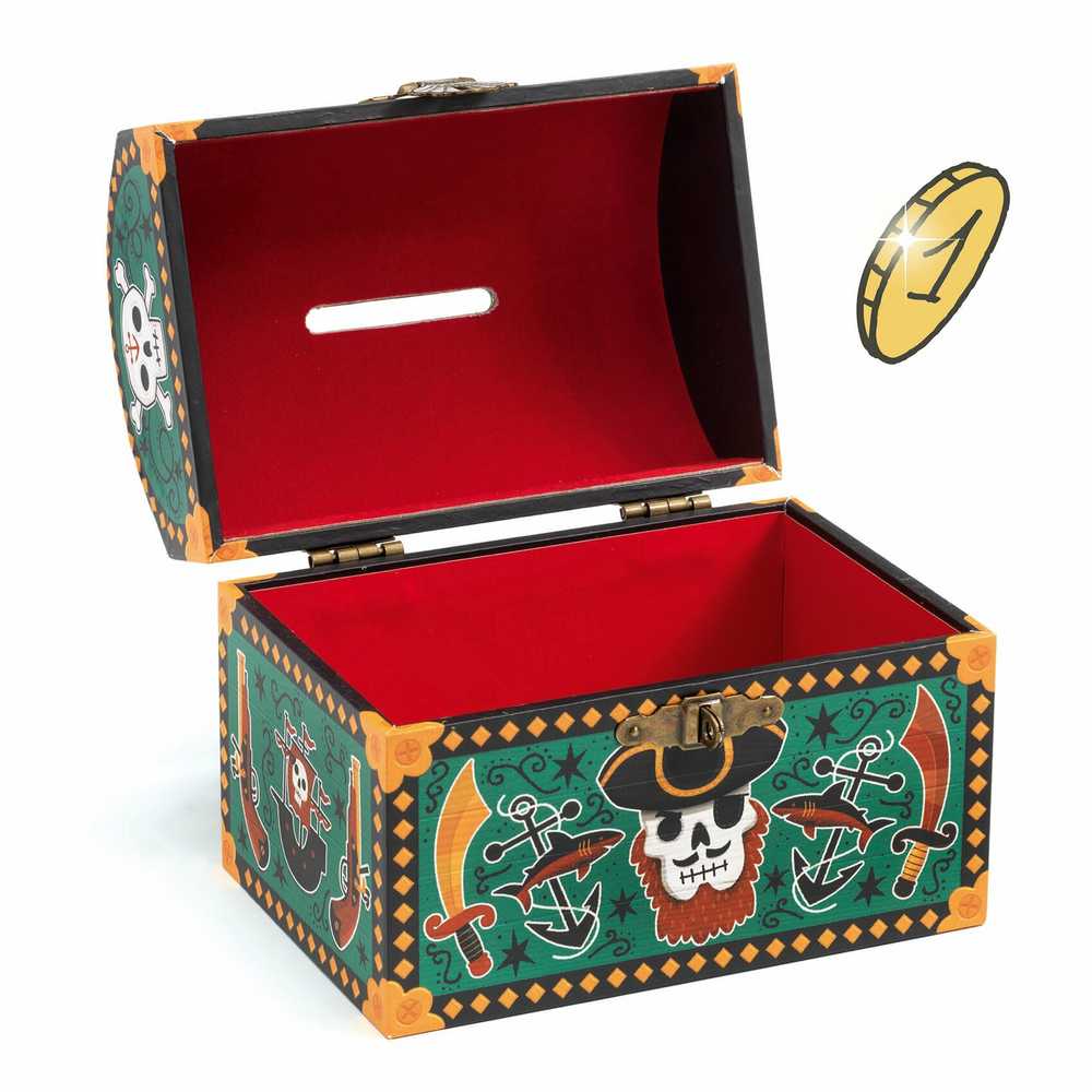 Djeco Pinigų dėžutė Piratas