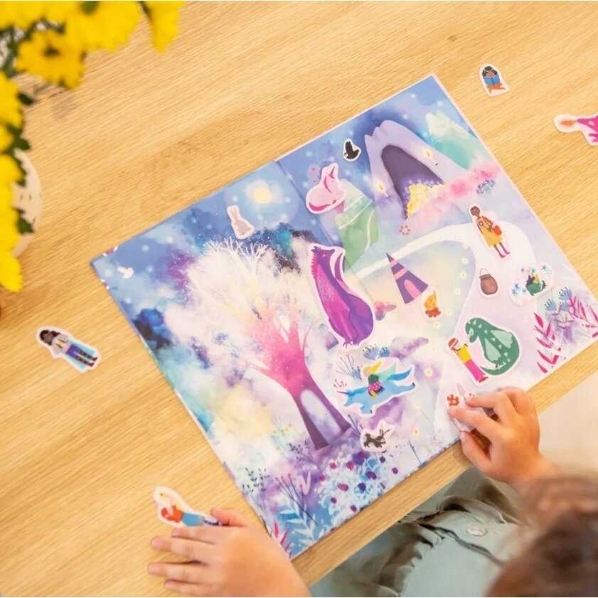 Daugkartinių lipdukų žaidimas Magiškas pasaulis