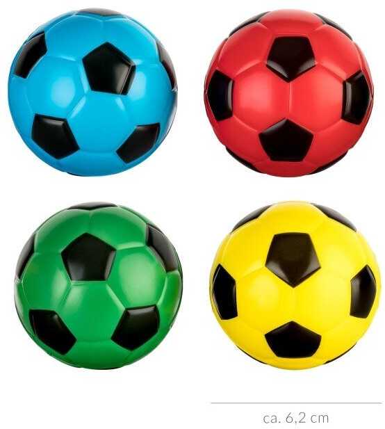Trendhaus Atšokantis kamuoliukas - Futbolas (Ø 6.2 cm) (1 vnt., 4 dizainai)