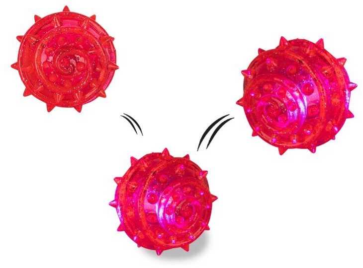 Trendhaus Space Adventure - Atšokantis kamuoliukas su šviesa - Planet (Ø 6.2 cm) (1 vnt., 4 dizainai) ( TH958563 )