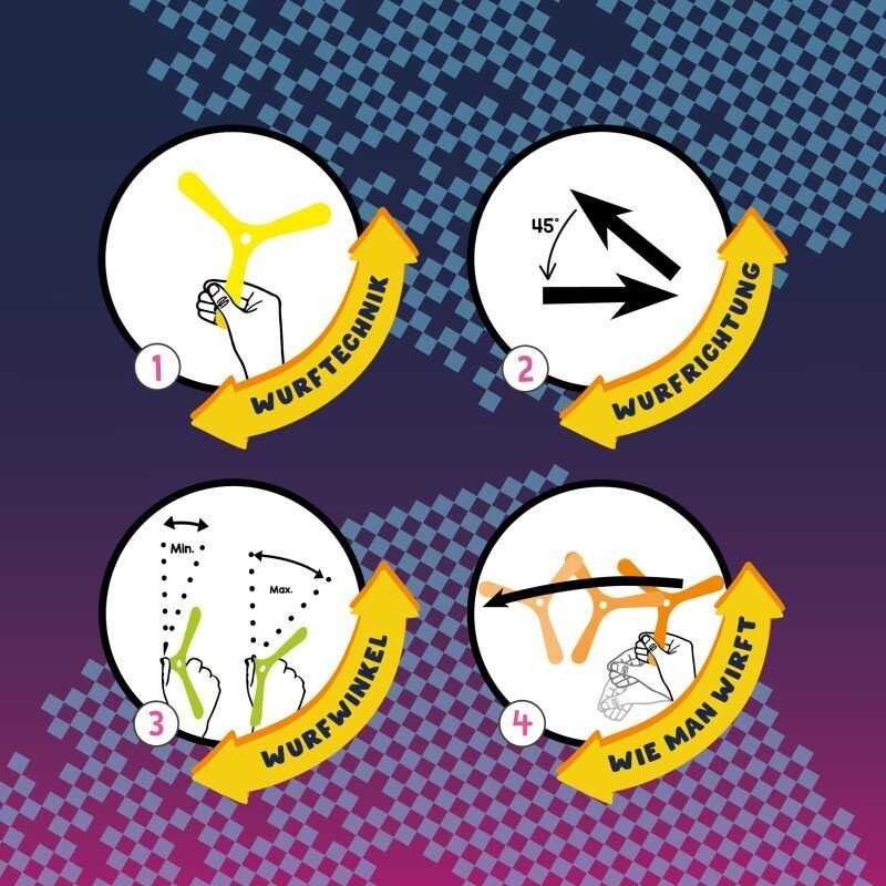 Trendhaus Take Action - Bumerangas (1 vnt., 3 dizainai)