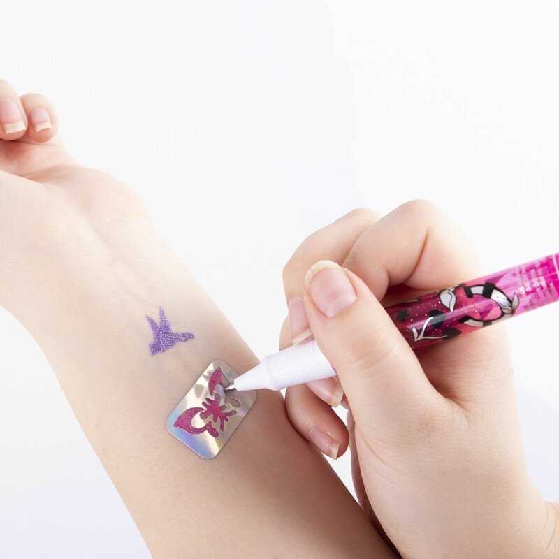 Trendhaus Tatuiruočių kūryba – Geliniai rašikliai – Blizgesys (3 vnt., 2 dizainai) ( TH959454 )