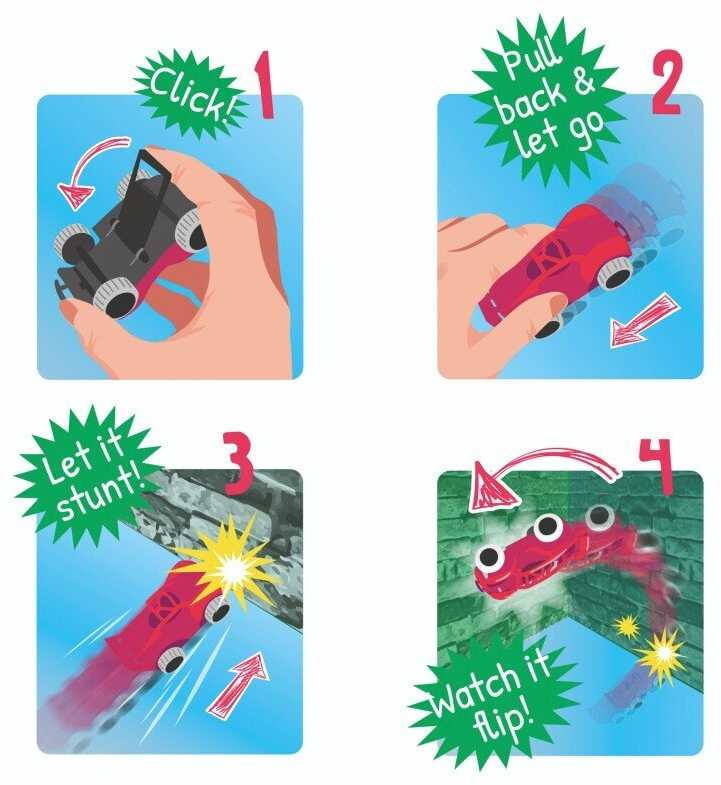 Trendhaus Kaskadininkų automobilis (1 vnt., 4 dizainai)
