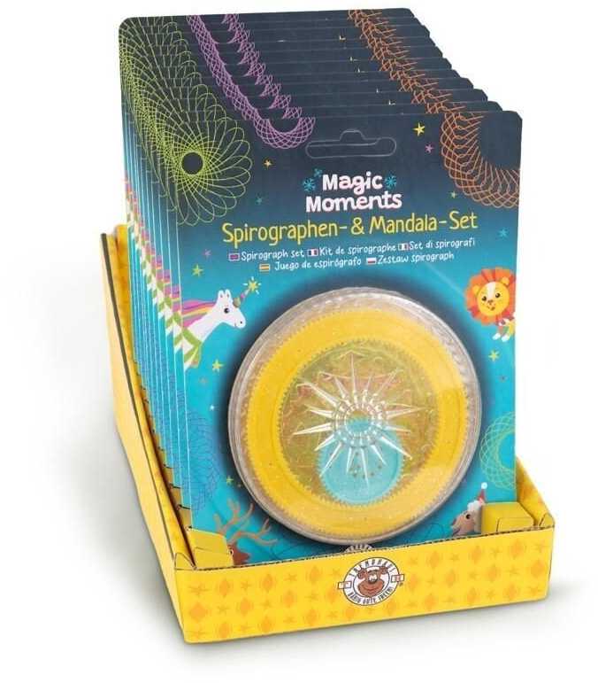 Trendhaus Magic Moments - Spirografo ir mandalos rinkinys (6 vnt.)