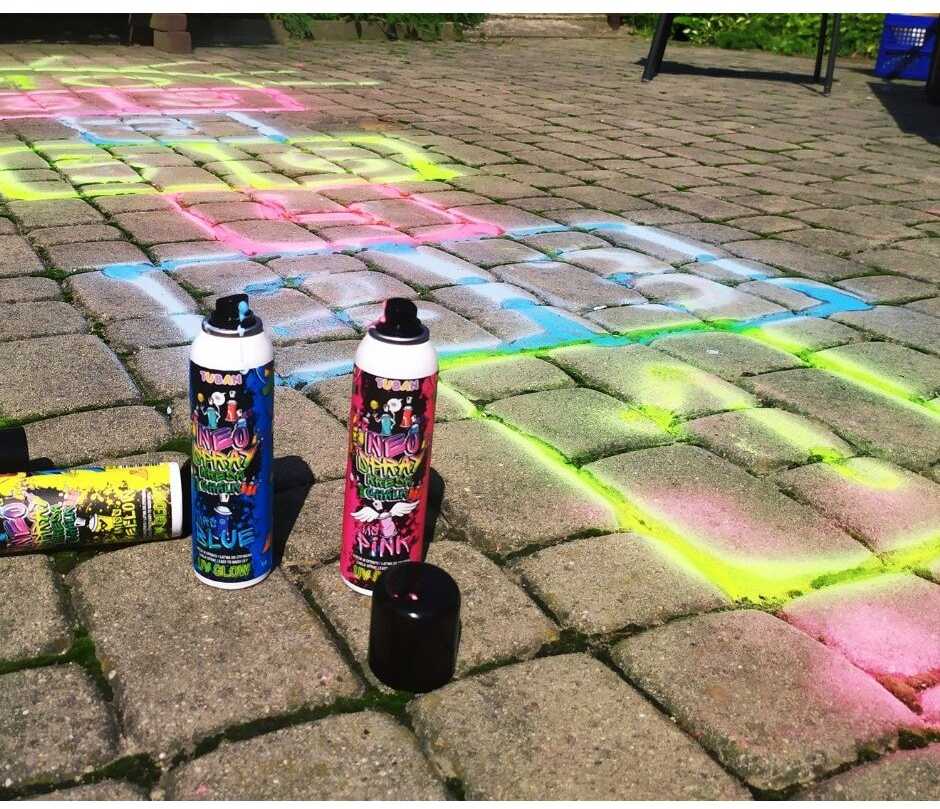 Tuban Neo purškiami kreidiniai dažai - Geltona - 150 ml ( TU3546 )