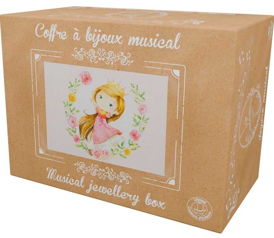 Ulysse Couleurs Denfance Muzikinė dėžutė Rausva Princesė