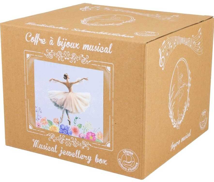 Ulysse Couleurs Denfance Muzikinė dėžutė su dviem stalčiukais Balerina