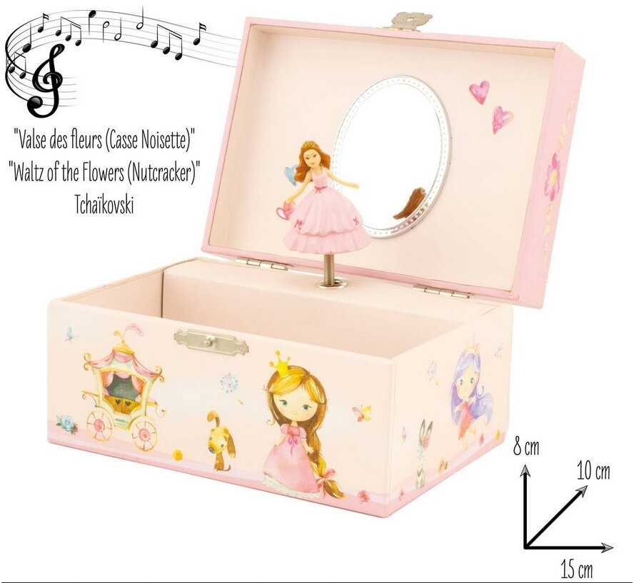 Ulysse Couleurs Denfance Muzikinė dėžutė Rausva Princesė
