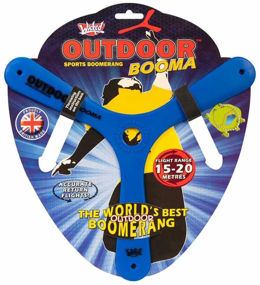 Sportinis bumerangas "Wicked BOOMA", Spalva: Mėlynas