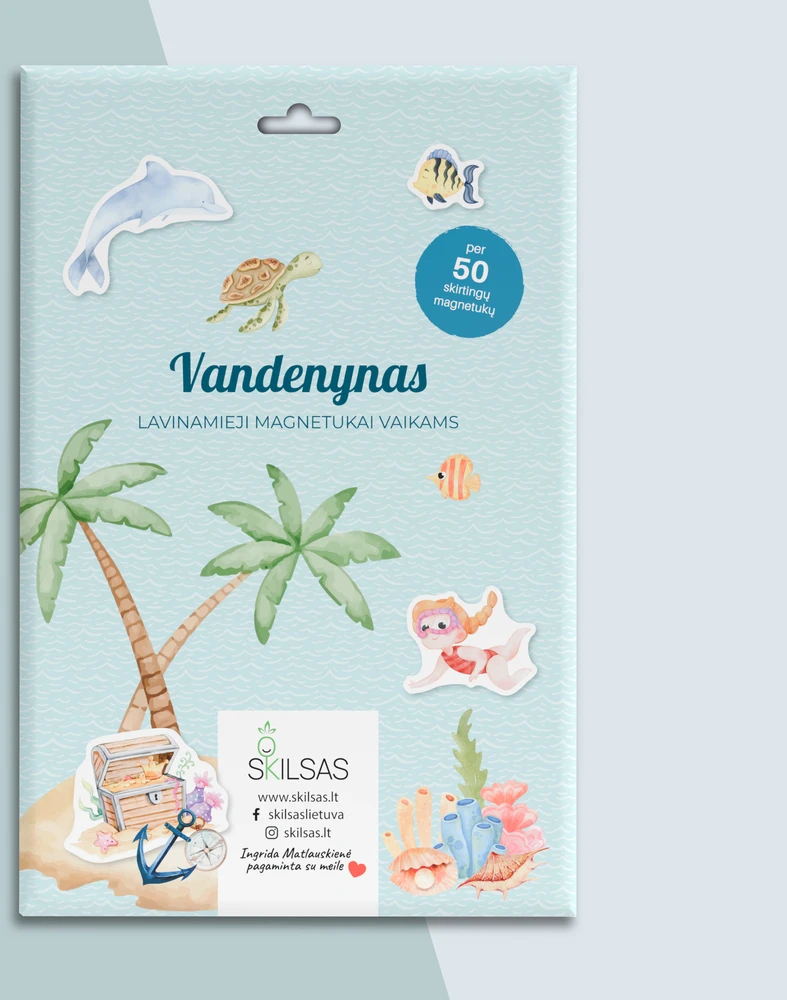 Lavinamieji magnetukai vaikams "Vandenynas"