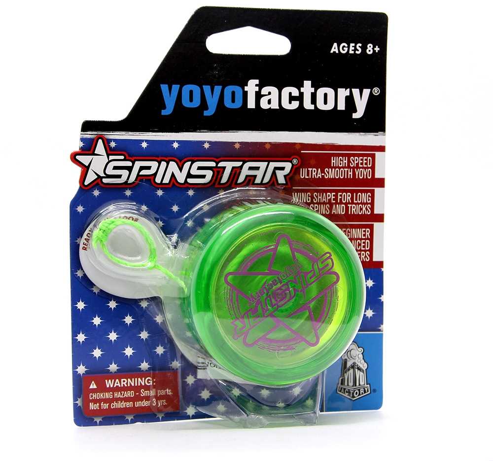 Yoyo Factory YoYo "Spinstar" skaidrus žalias, 8+
