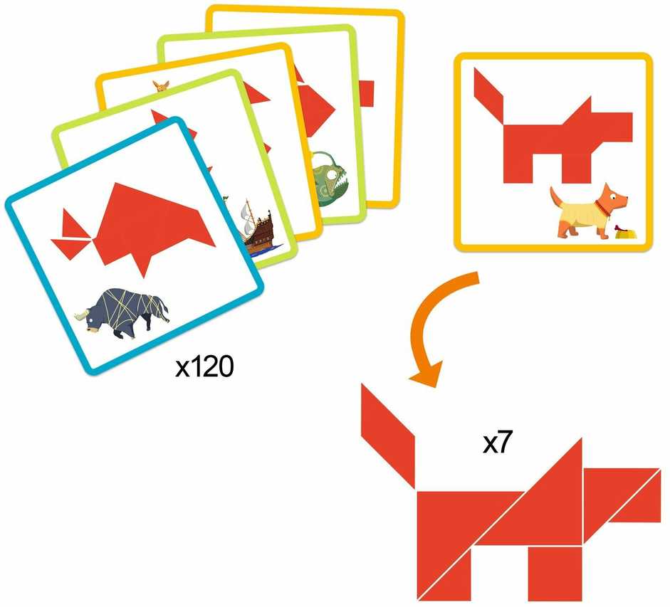 Djeco Loginis žaidimas - Tangram ( DJ08470 )