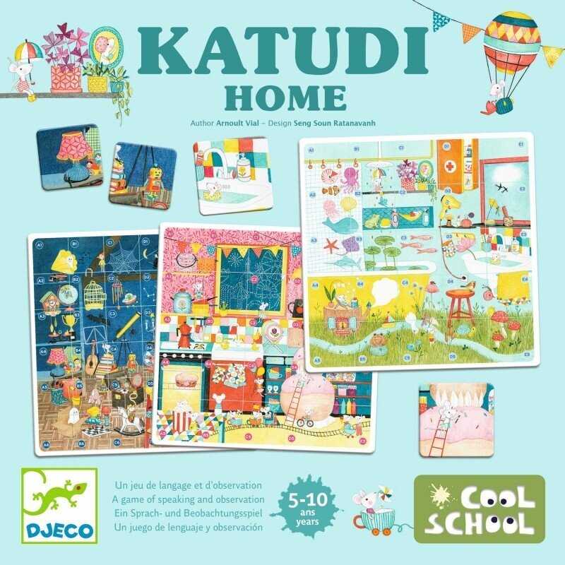 Djeco Edukacinis stalo žaidimas - Katudi Namas ( DJ08584 )