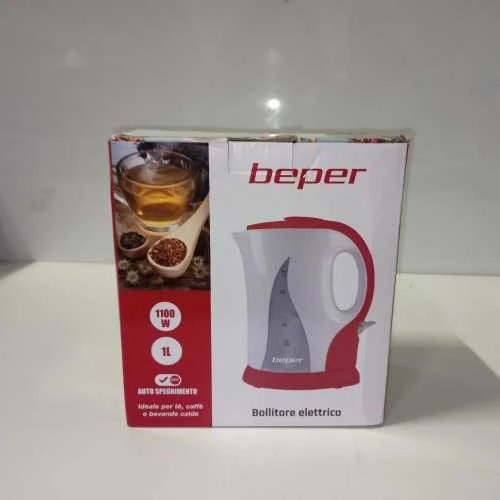 Beper Ecost prekė po grąžinimo BEPPER BB.050 elektrinis virdulys 1 litro talpa su mastelio rodymu, automa (Atnaujinta)