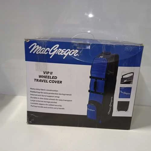 Blue Ecost prekė po grąžinimo MACGREGOR MACTC004 Golf Club Travel Bag Unisex-Adult, Juodas/Royal Mėlyna (Atnaujinta)