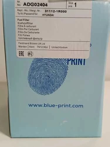 Blue Ecost prekė po grąžinimo Mėlyna Print ADG02404 Fuel Filter (Atnaujinta)