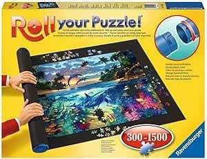Ecost prekė po grąžinimo Becko Puzzle Roll, Jigsaw Storage Felt Mat, Jigroll Up to 1,500 Pieces (Atnaujinta)