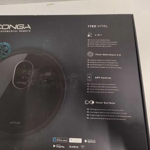 Ecost prekė po grąžinimo, Cecotec Conga 1790 Vital. iTech SmartGyro technologija, 2100 Pa (Atnaujinta)