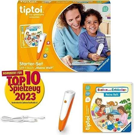 Ecost Prekė po grąžinimo Ravensburger Tiptoi Starteris-Set 00112: Rašiklis ir Paveikslų Knyga Paiešk (Atnaujinta)