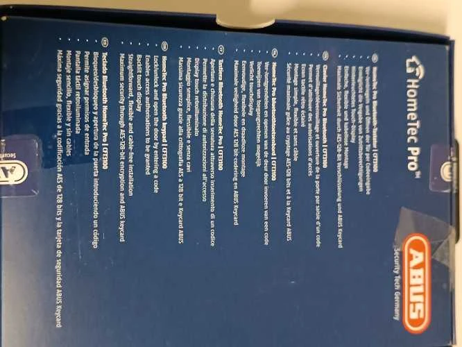 Ecost prekė po grąžinimo Abus Hometec Pro Bluetooth klaviatūra CFT3100 kodo įrašas, kad atidarytumėt (Atnaujinta)