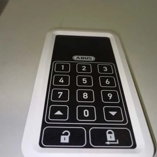 Ecost prekė po grąžinimo Abus Hometec Pro Wireless klaviatūra, 10125 (Atnaujinta)