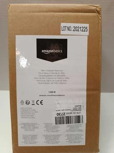 Ecost prekė po grąžinimo, Amazon Basics garų lygintuvas su teflono padu, 1200 W (Atnaujinta)