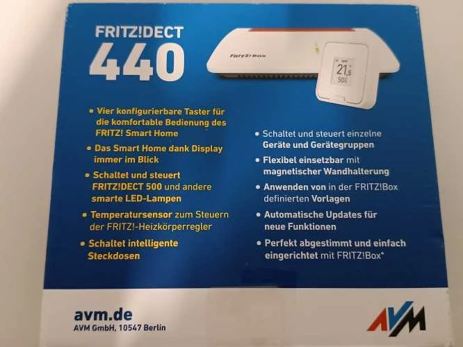 Ecost prekė po grąžinimo AVM Fritz DECT 440 (nešiojami, pritaikomi išmaniųjų namų valdymo mygtukai, (Atnaujinta)