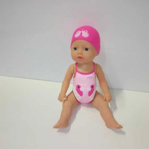 Ecost prekė po grąžinimo BABY born My First Swim Girl 834060 Zapf Creation Atsparus vandeniui Wind-Up Bath D (Atnaujinta)