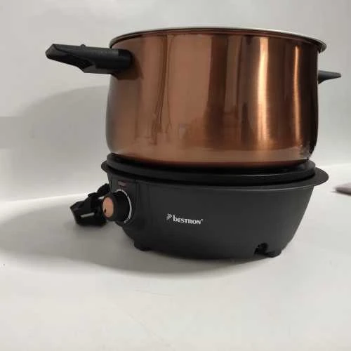 Ecost prekė po grąžinimo Bestron Electric Fondue Set for iki 8 People, with 8 x Fondue Forks and C (Atnaujinta)