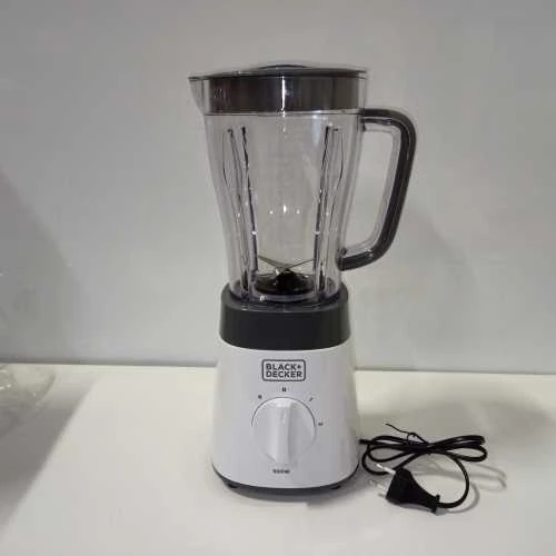 Ecost prekė po grąžinimo Juodas & Decker BxJB500E - Maišytuvas Mixeur 500W, Plastic Bol 1.5L, 2 speeds + (Atnaujinta)