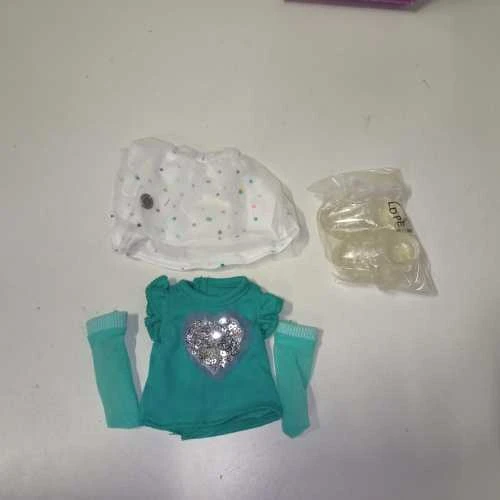 Ecost prekė po grąžinimo Blizgučiai mergaičių lėlių drabužiai 36 cm, blizgantys marškinėliai ir tiul (Atnaujinta)