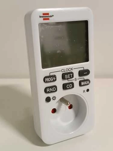 Ecost prekė po grąžinimo BrennenStuhl 1506321 Comfortline Weekly Timer Baltas (skaitmeninis programuo (Atnaujinta)