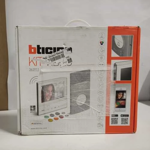 Ecost prekė po grąžinimo Bticino 363911 Flex One 2Wire vaizdo įrašų intercom WLAN SET, 300x13E klasė (Atnaujinta)