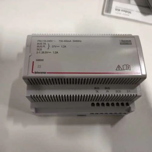 Ecost prekė po grąžinimo Bticino 363911 Flex One 2Wire vaizdo įrašų intercom WLAN SET, 300x13E klasė (Atnaujinta)