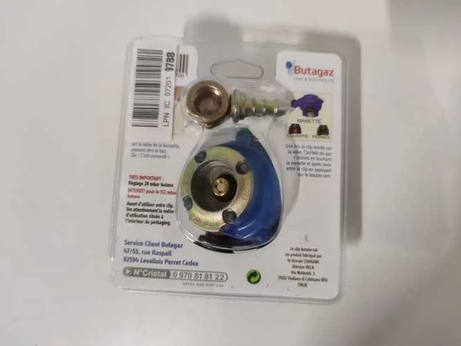 Ecost prekė po grąžinimo Butane Gazi Nox slėgio reguliatoriaus kubo spaustukas/ (Atnaujinta)